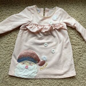 Toddler girl Santa dress